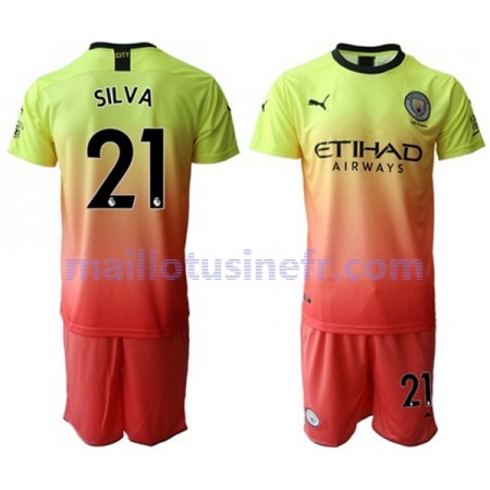 Maillot de Foot Manchester City Silva 21 Troisième 2019-20 - Enfant Maillot de Foot Manchester City Silva 21 Troisième 2019-20 - Enfant